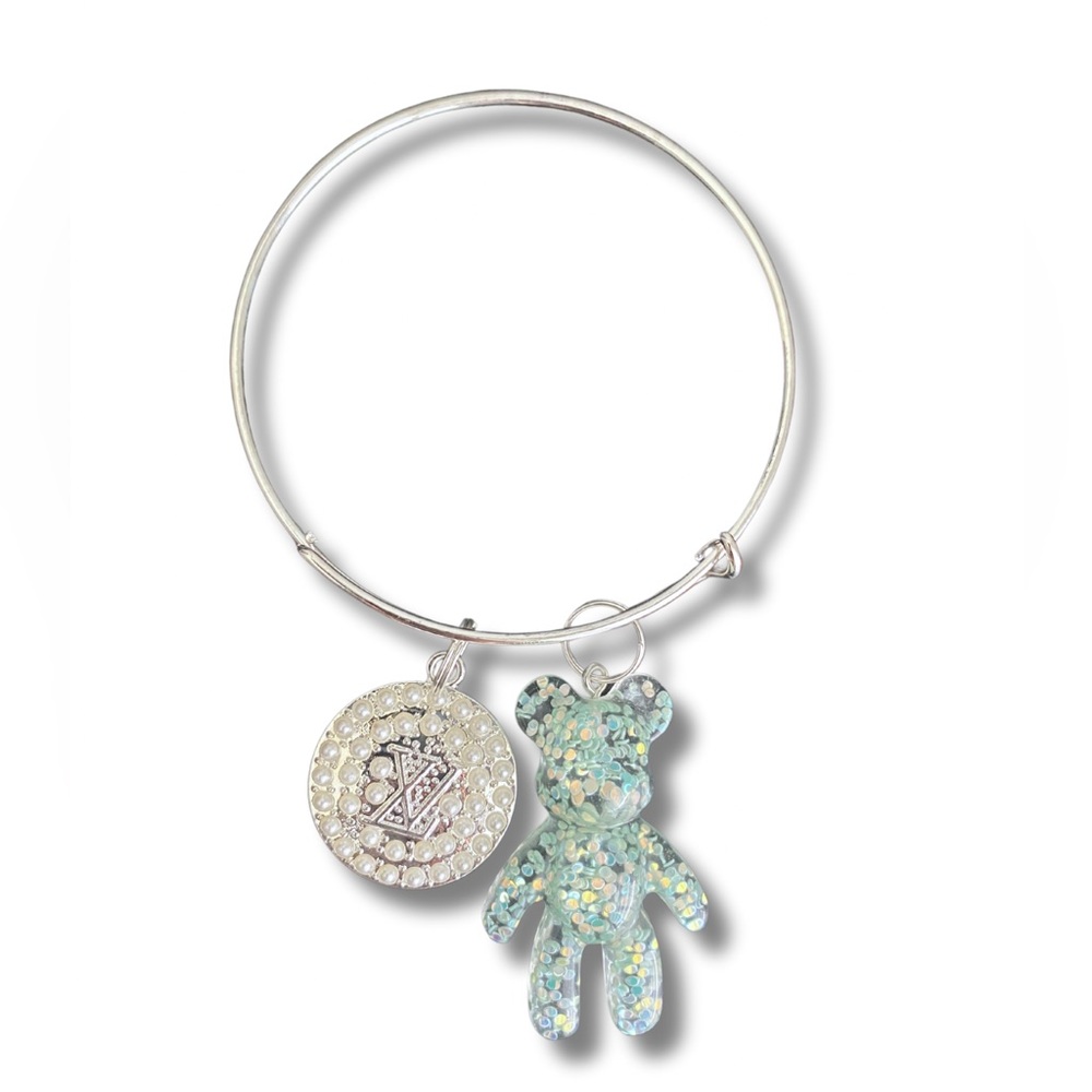 Custom Charm Bangle Bracelet